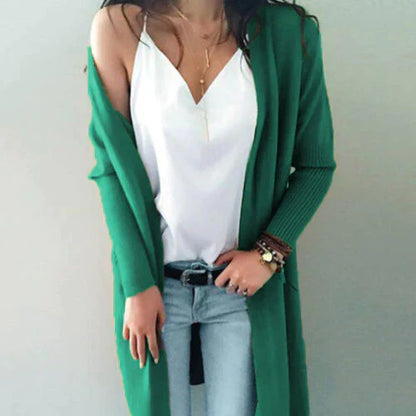 Gilets longs souples pour femme