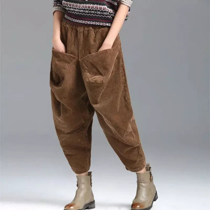 Pantalon Harem Confortable Hiver Style Ample