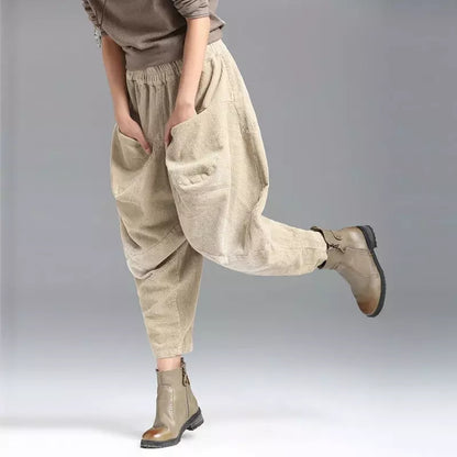 Pantalon Harem Confortable Hiver Style Ample