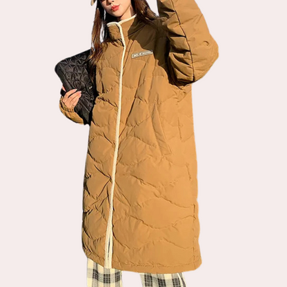 Manteau d'hiver élégant pour femme style classique