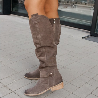 Bottes élégantes pour femmes antidérapantes noires