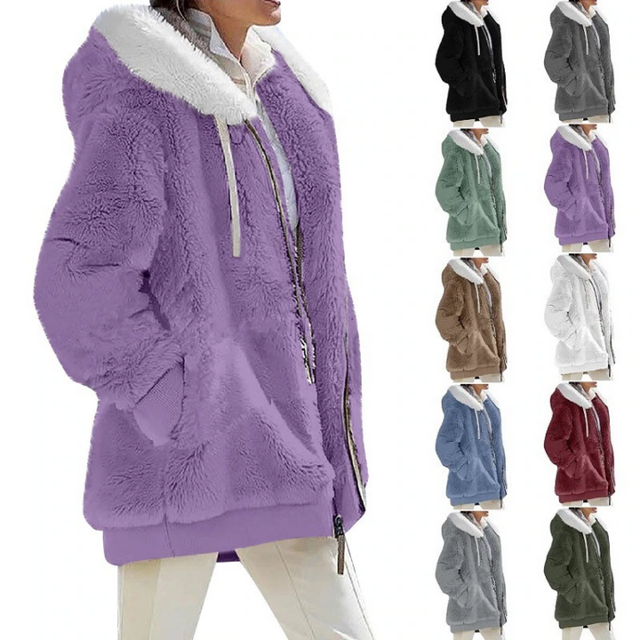 Kaschmir Fleece Weste Damen Elegant &amp; Warm - IdealeKleiden