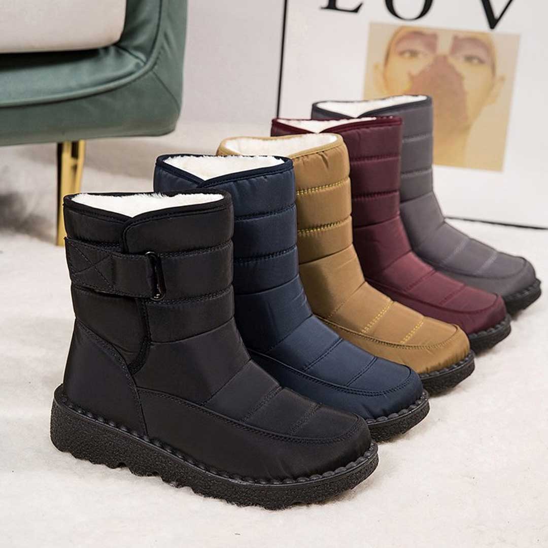 Warme Damen Schneestiefel Wasserdicht Rutschfest - IdealeKleiden