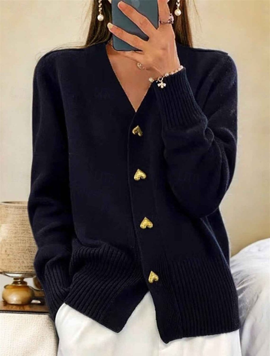 Cardigan élégant pour femmes avec boutons