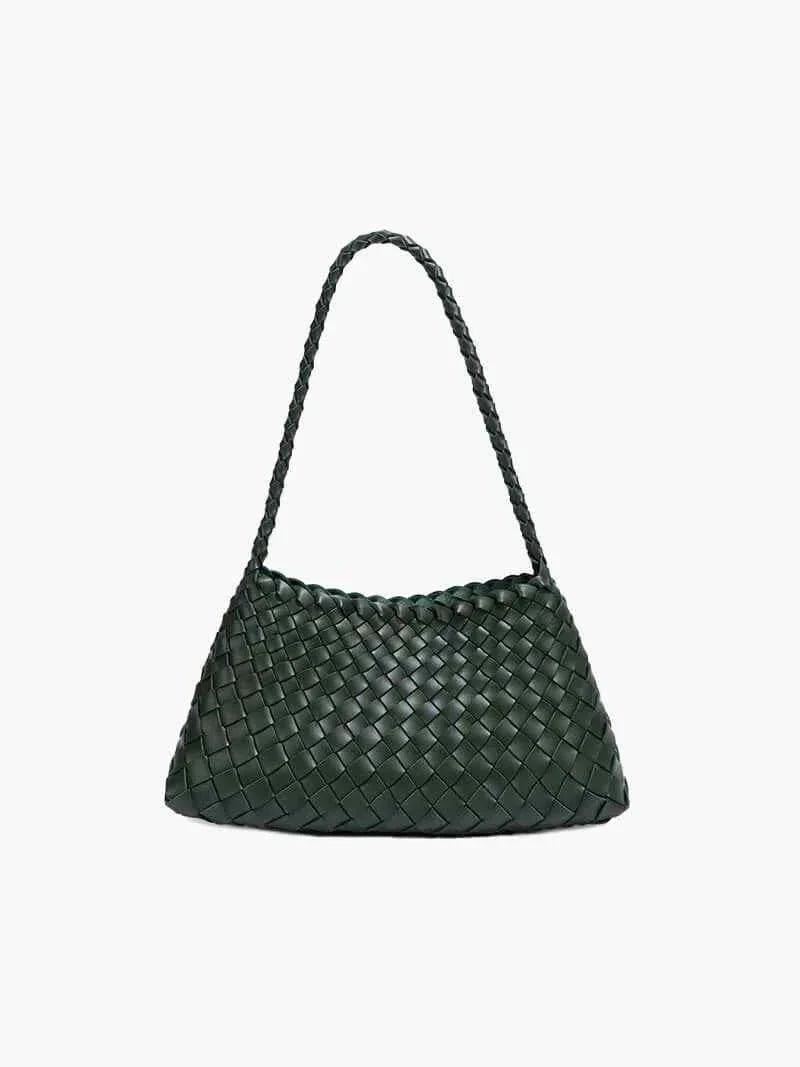 Sac bandoulière tressé style bohème chic