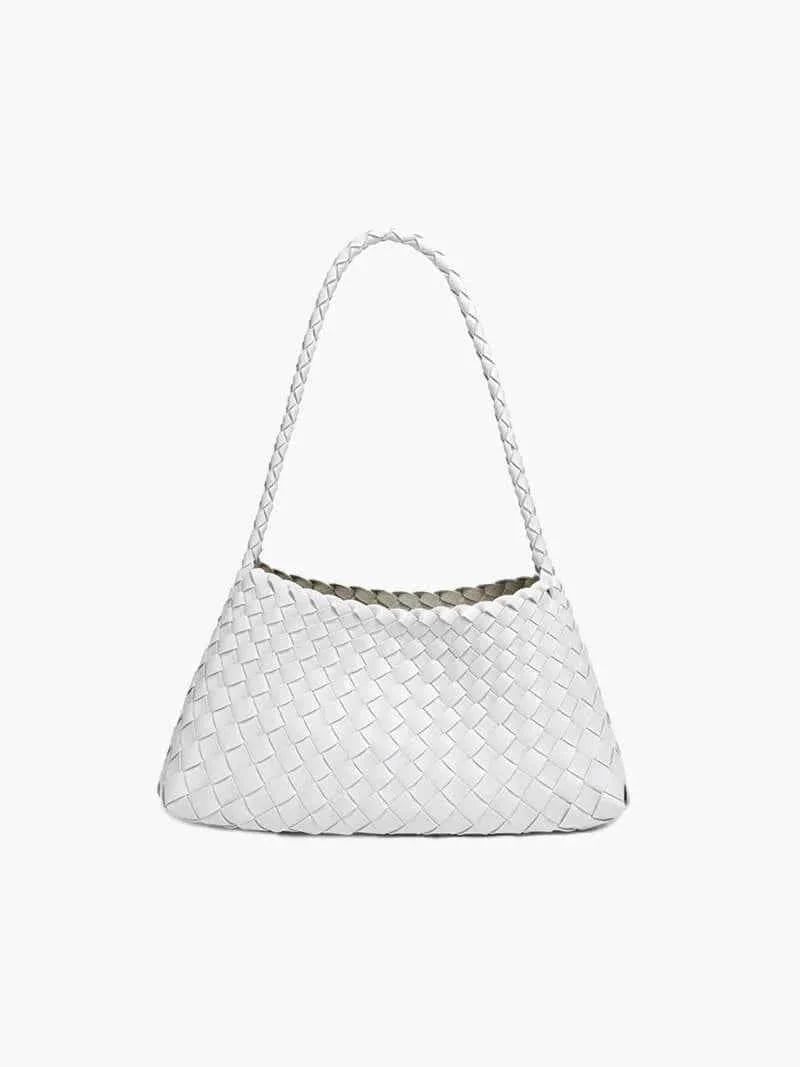 Sac bandoulière tressé style bohème chic