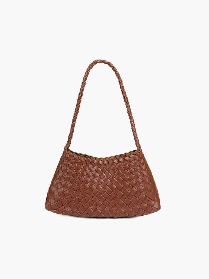 Sac bandoulière tressé style bohème chic
