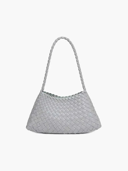 Sac bandoulière tressé style bohème chic