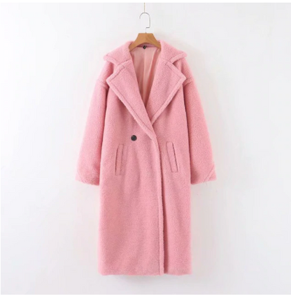 Manteau en fausse fourrure élégant pour femmes
