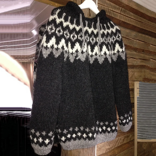 Herren Pullover Kapuze Vintage Style - IdealeKleiden