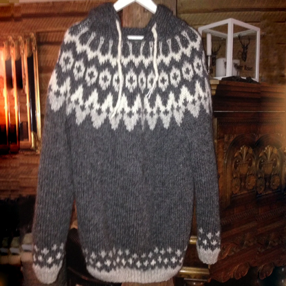 Pull pour hommes à capuche style vintage