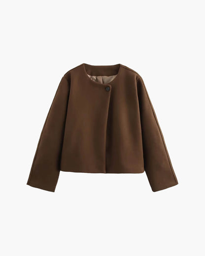 Manteau élégant à boutons pour femme
