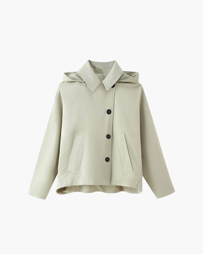Trench-coat stylé avec capuche