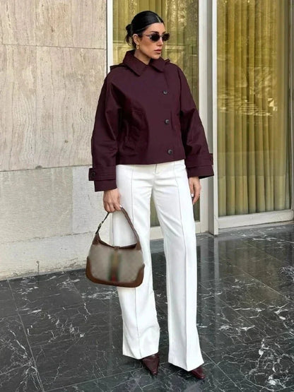 Trench-coat stylé avec capuche