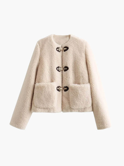 Herren Schaffell Jacke Elegant Leder - IdealeKleiden