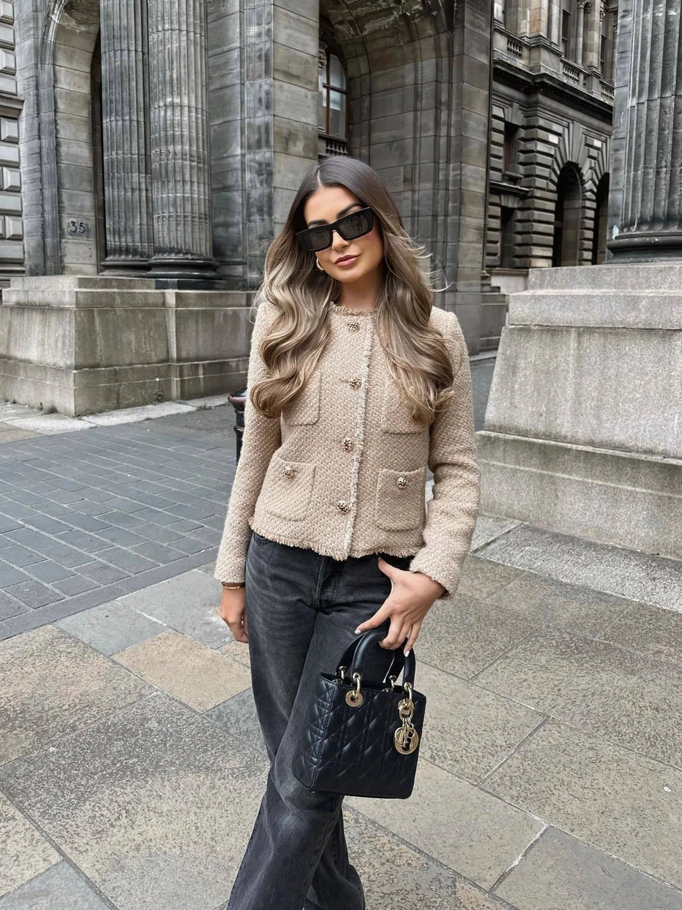 Veste Rétro Femme Élégante