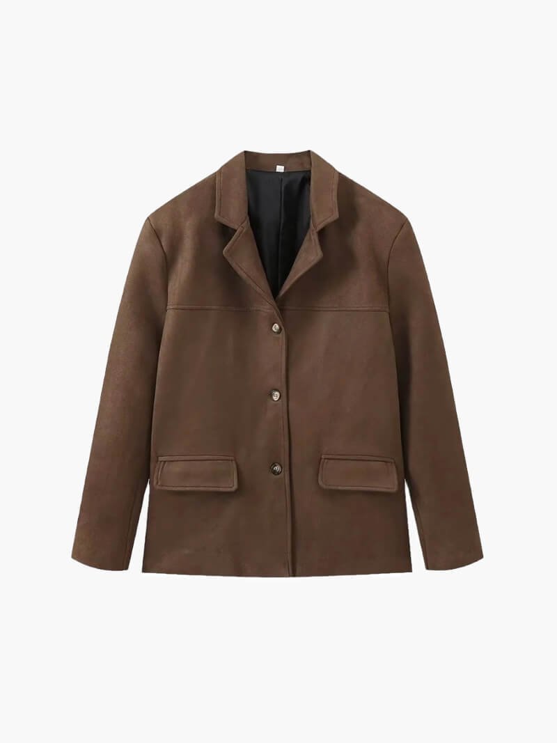 Blazers stylés pour femme aspect velours