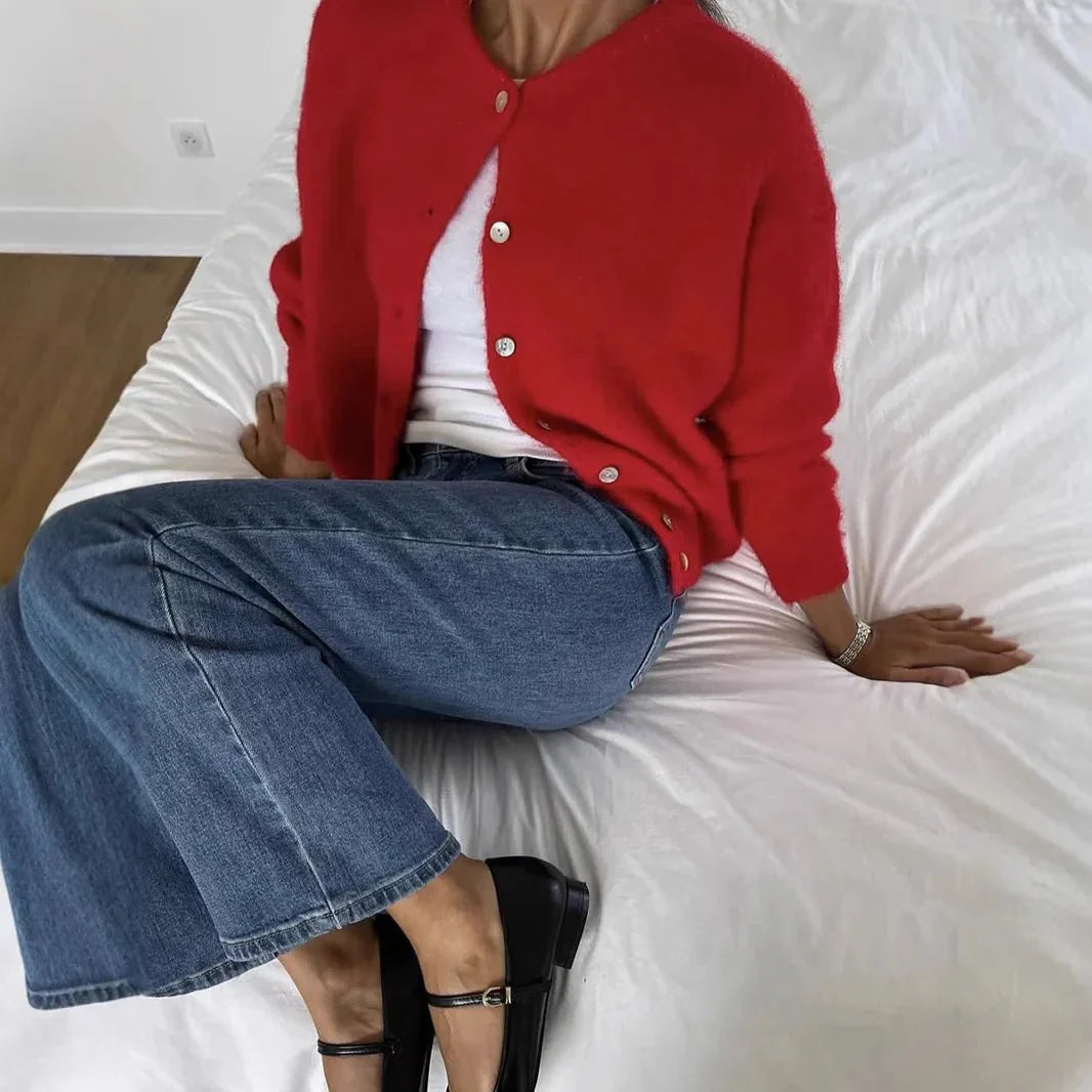 Cardigan classique style rétro