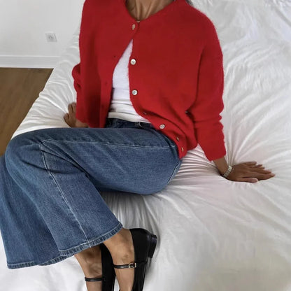 Cardigan classique style rétro