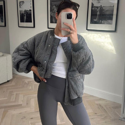 Blouson bomber rembourré Chaud et stylé