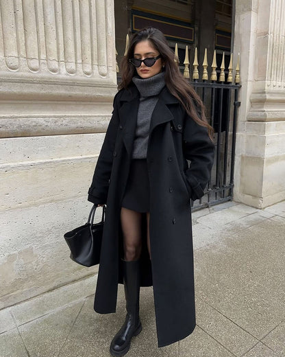 Écharpe Manteau Femme Automne Hiver