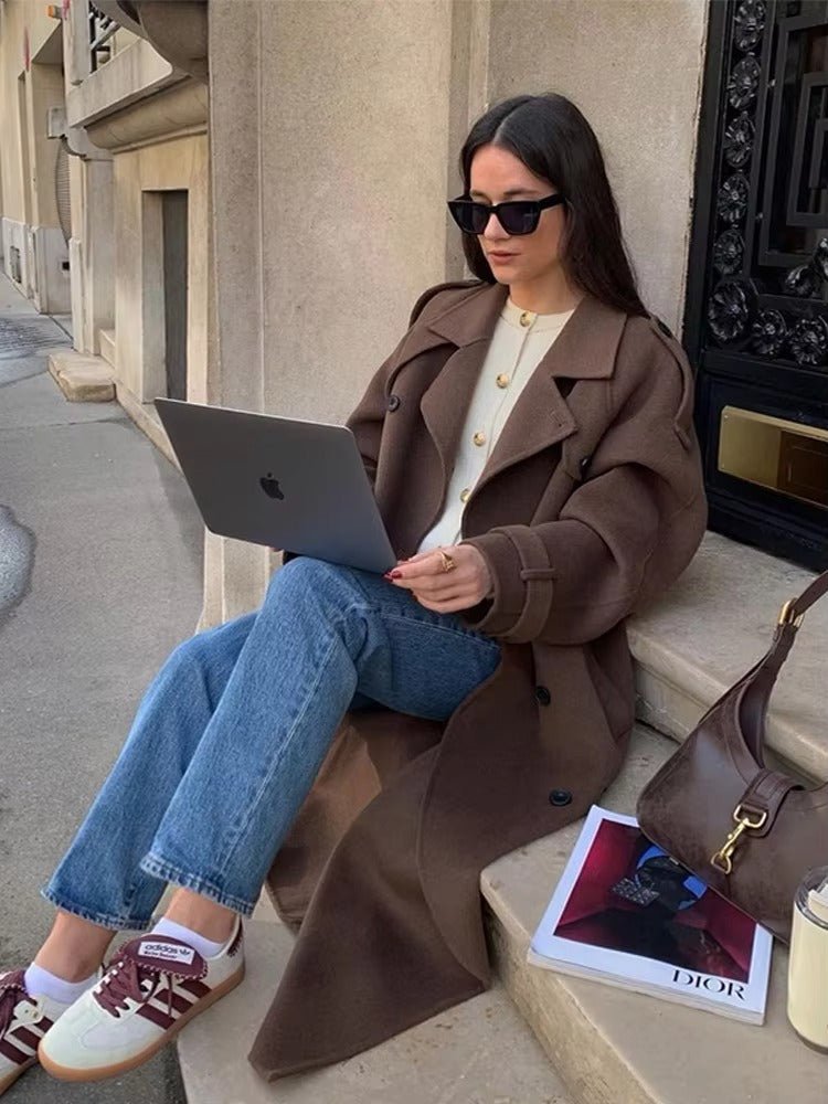 Écharpe Manteau Femme Automne Hiver