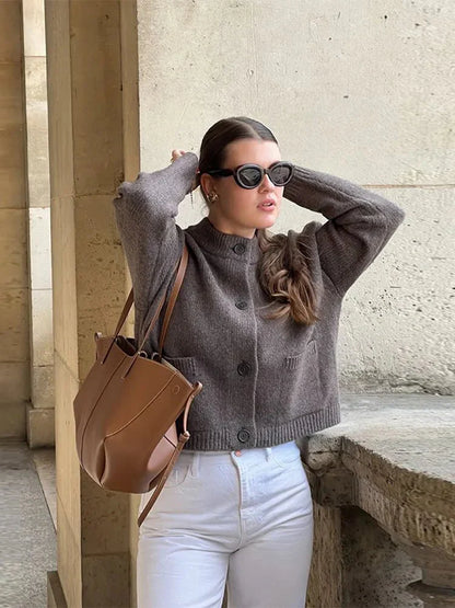 Écharpe femme Cardigan Vêtement d'extérieur élégant