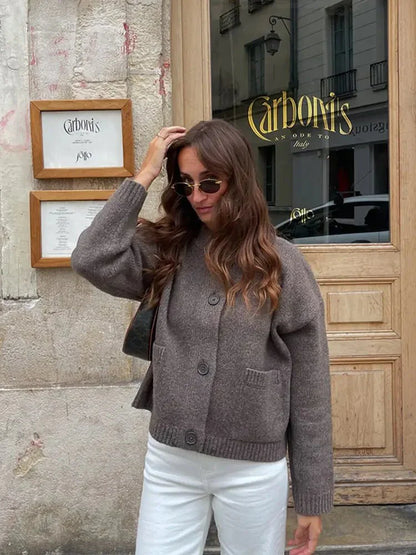 Écharpe femme Cardigan Vêtement d'extérieur élégant