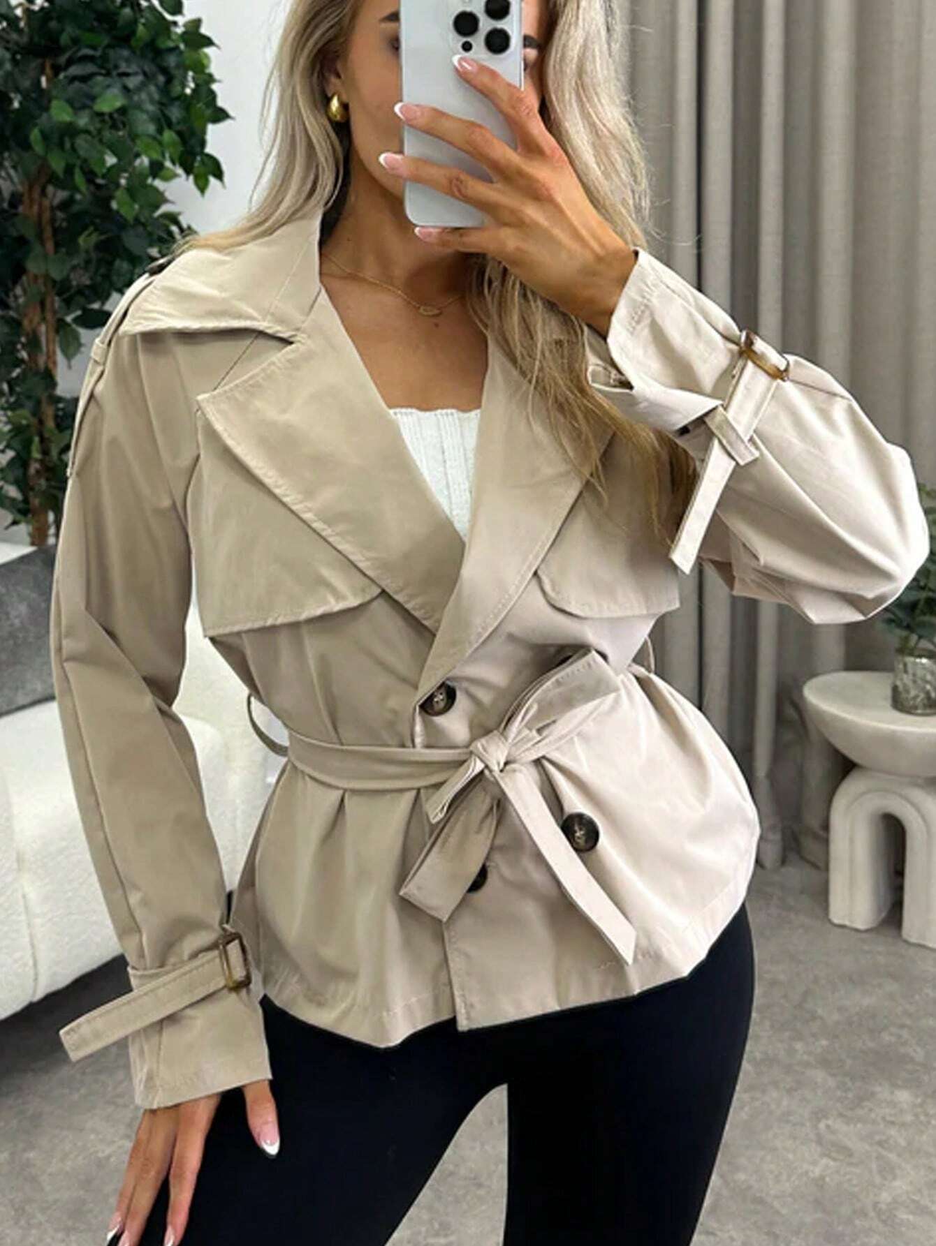 Trench-coat classique femme