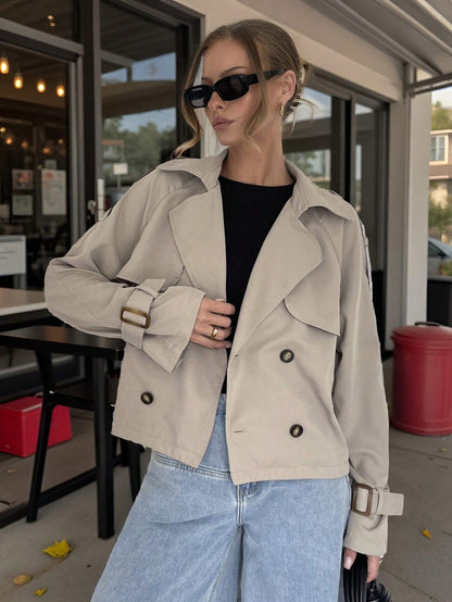 Klassischer Trenchcoat Damen - IdealeKleiden