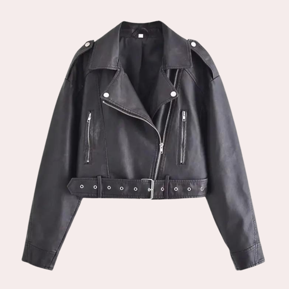 Blouson moto femme moderne été