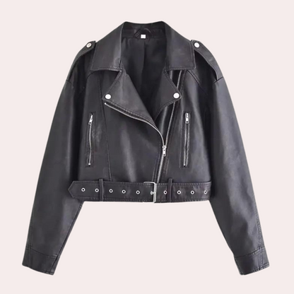 Blouson moto femme moderne été