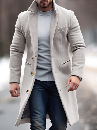 Veste en laine chaude pour homme Automne Hiver