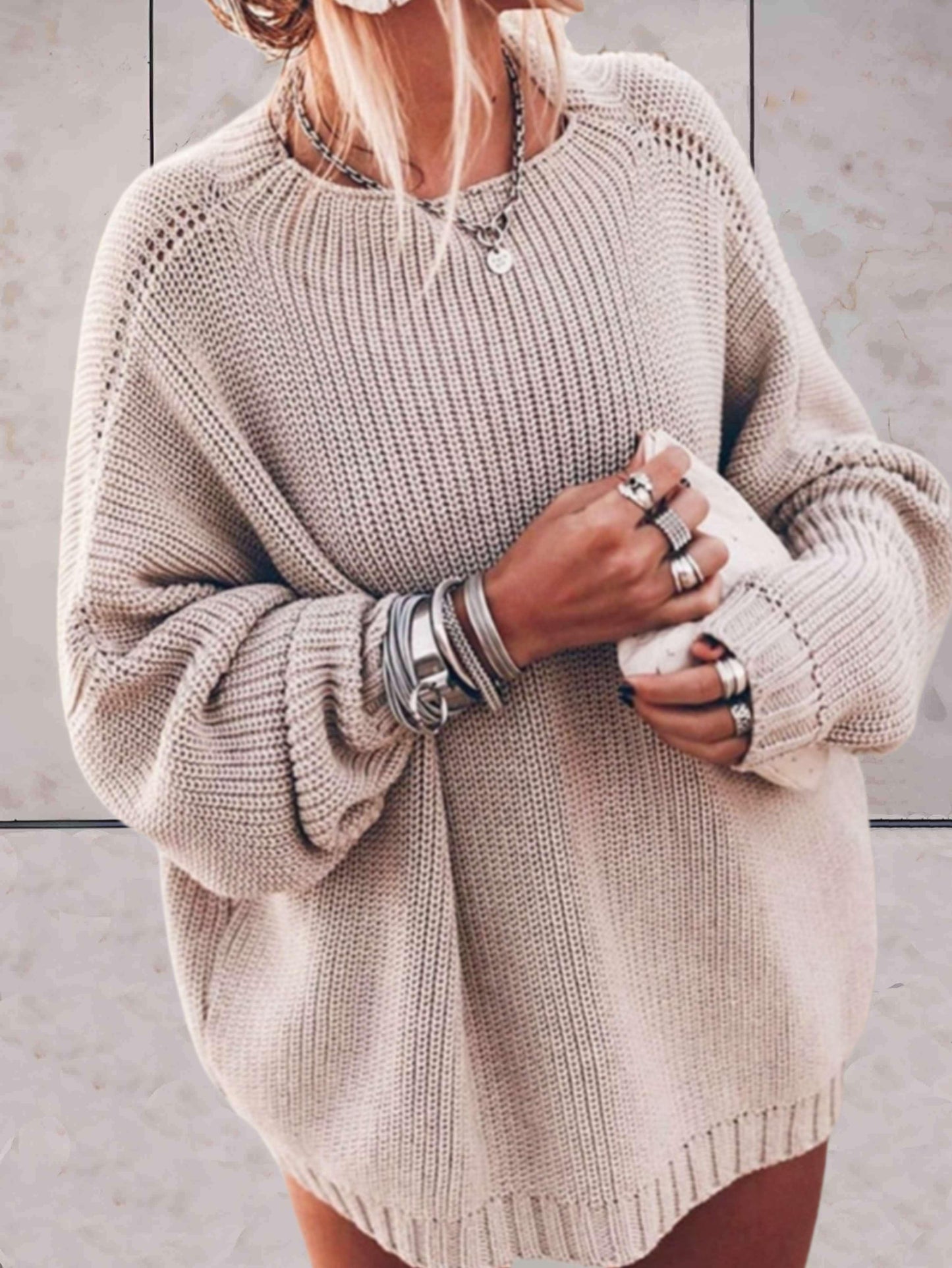 Pull-overs oversize tendance pour femmes