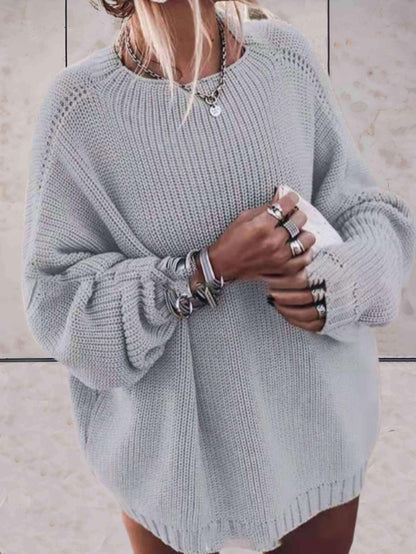 Modische Oversize Pullover Damen - IdealeKleiden