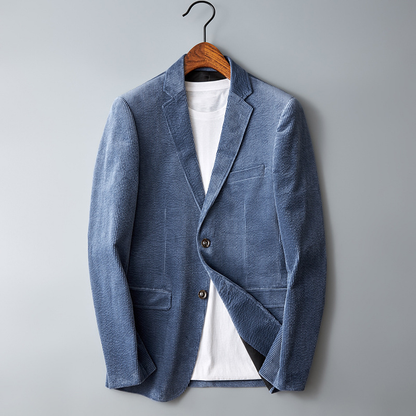 Veste en velours côtelé homme stylée coupe moderne