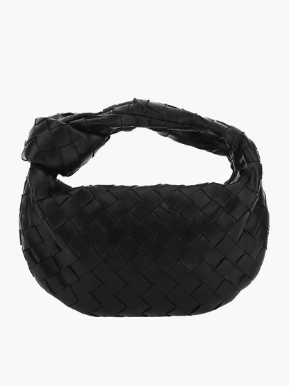 Luxus Handtasche Metallic Geflochten Eleganz - IdealeKleiden