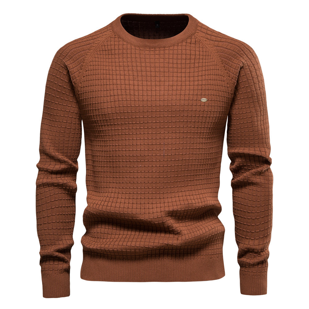 Pull pour homme confortable en coton doux