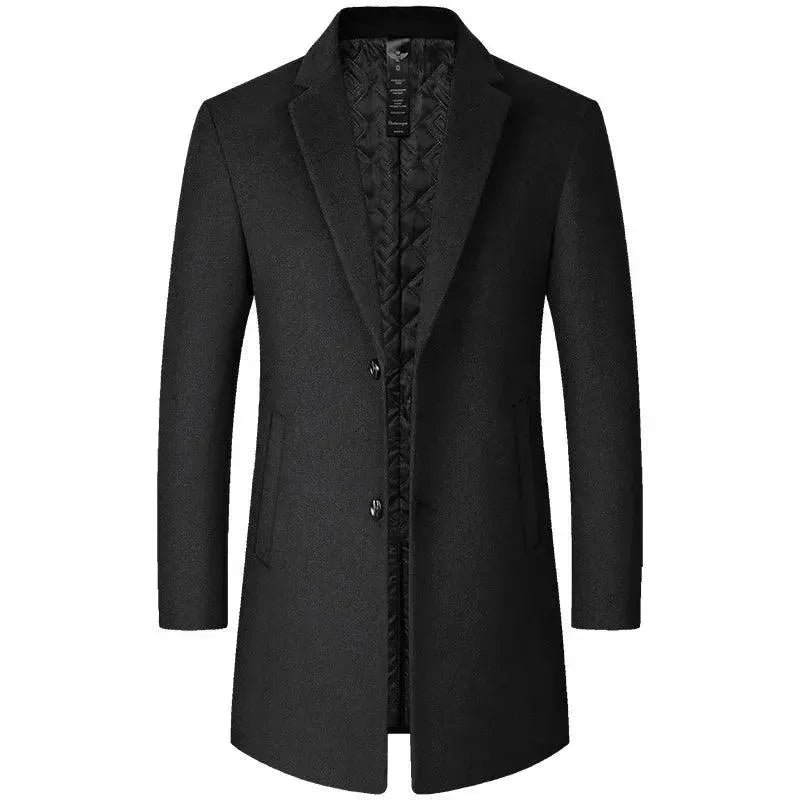 Manteau en laine sur mesure pour homme