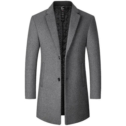 Manteau en laine sur mesure pour homme