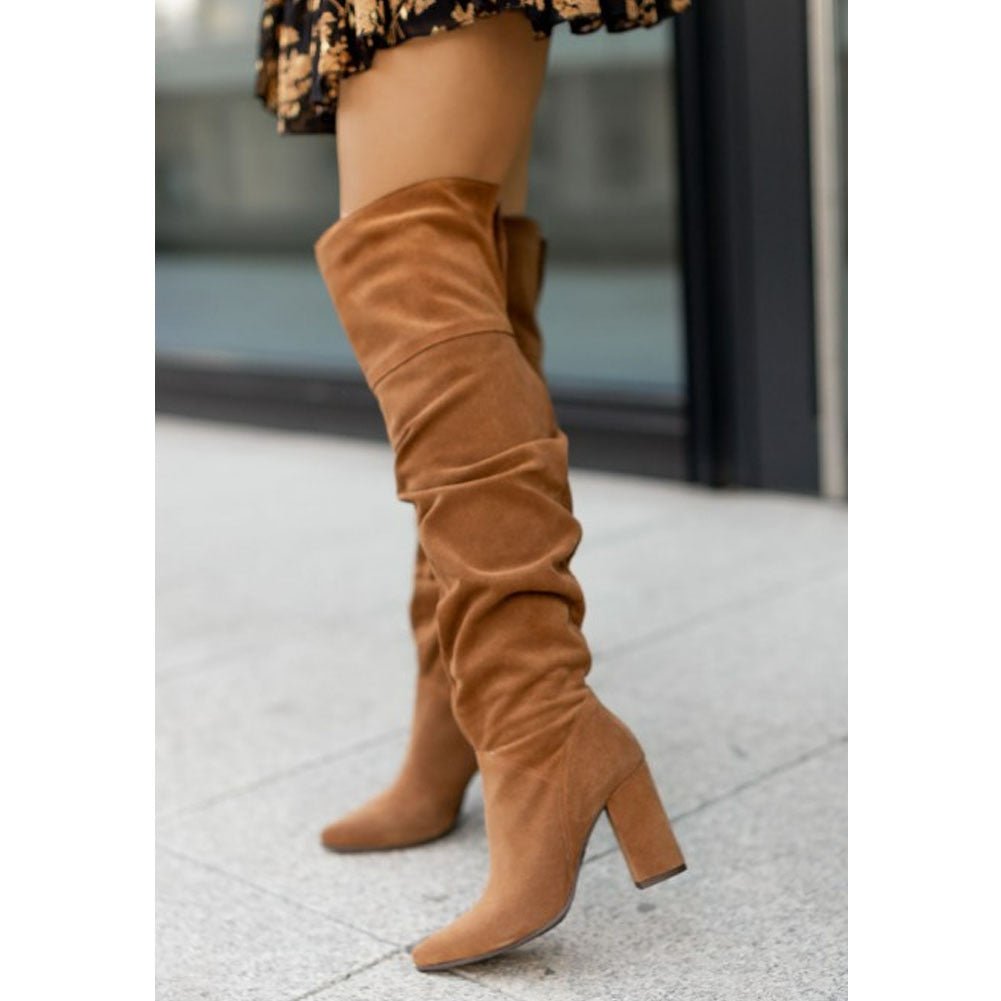 Bottes d'hiver pour femme mi-mollet élégantes