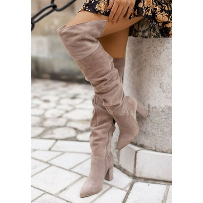 Bottes cuissardes hautes pour femmes