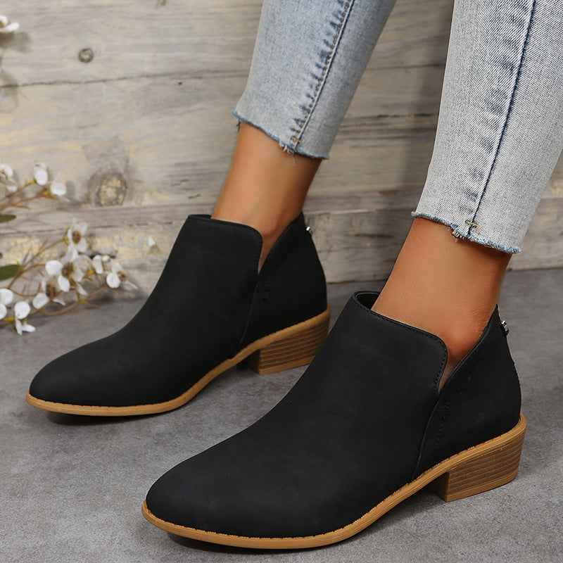 Élégantes bottines pour femme à bout pointu