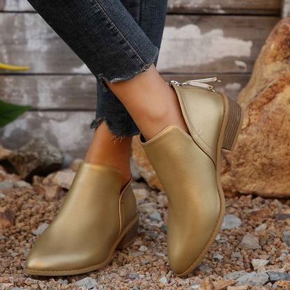 Élégantes bottines pour femme à bout pointu