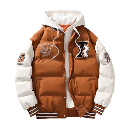 Veste d'hiver homme sportive chaude à capuche