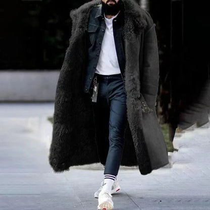 Stylisher Wintermantel Herren Modern - IdealeKleiden