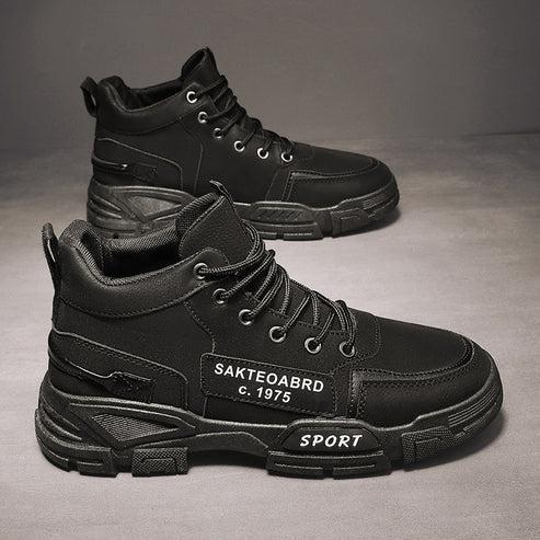 Bottes élégantes en cuir pour homme Design classique