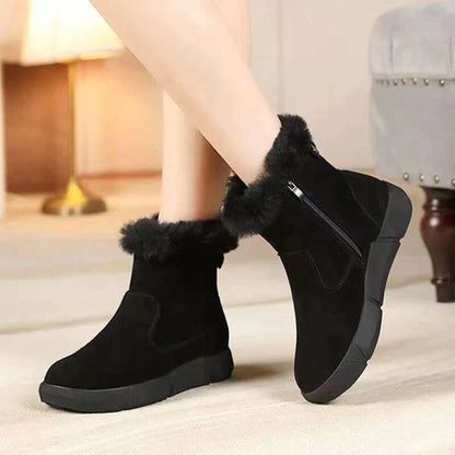 Bottes d'hiver pour femmes, chaudes et épaisses, en coton