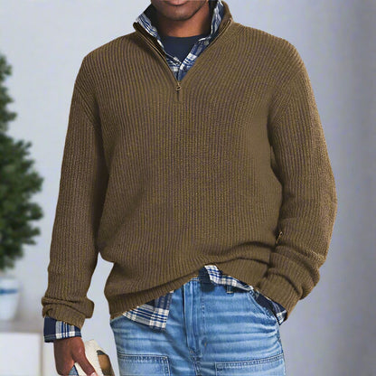 Pull confortable en coton Coupe décontractée