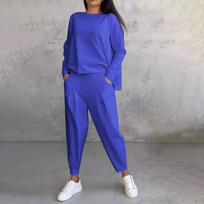 Ensemble de loisirs élégant pour femme, monochrome et moderne